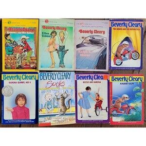 Lot of 8 Beverly Cleary Juvenile Chapter Ramona Henry Children Book MIX ASSORTD